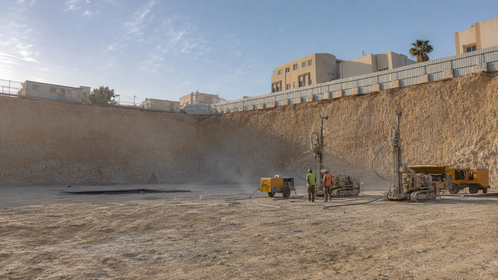 Foundation Void Treatment — Al Hammadi Main Hospital